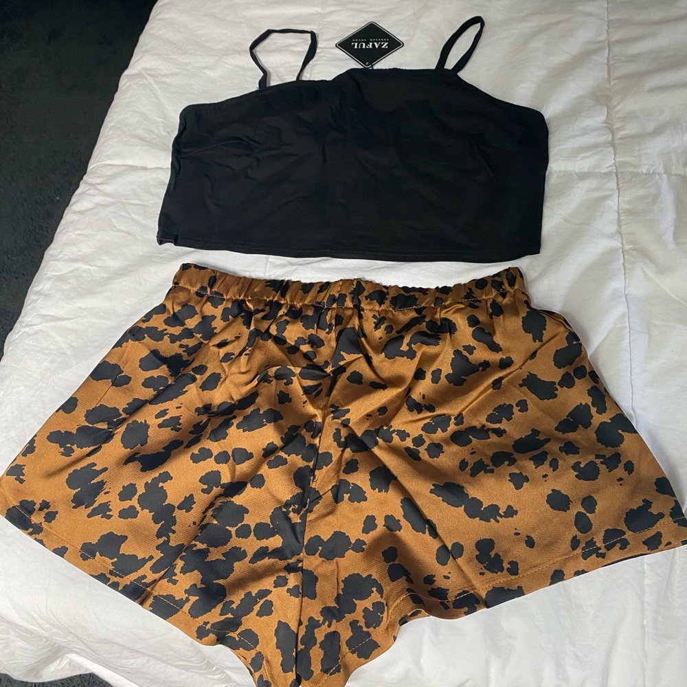 Two piece short and tank